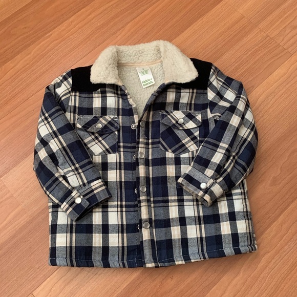 Plaid Fleece Jacket - Picture 1 of 5